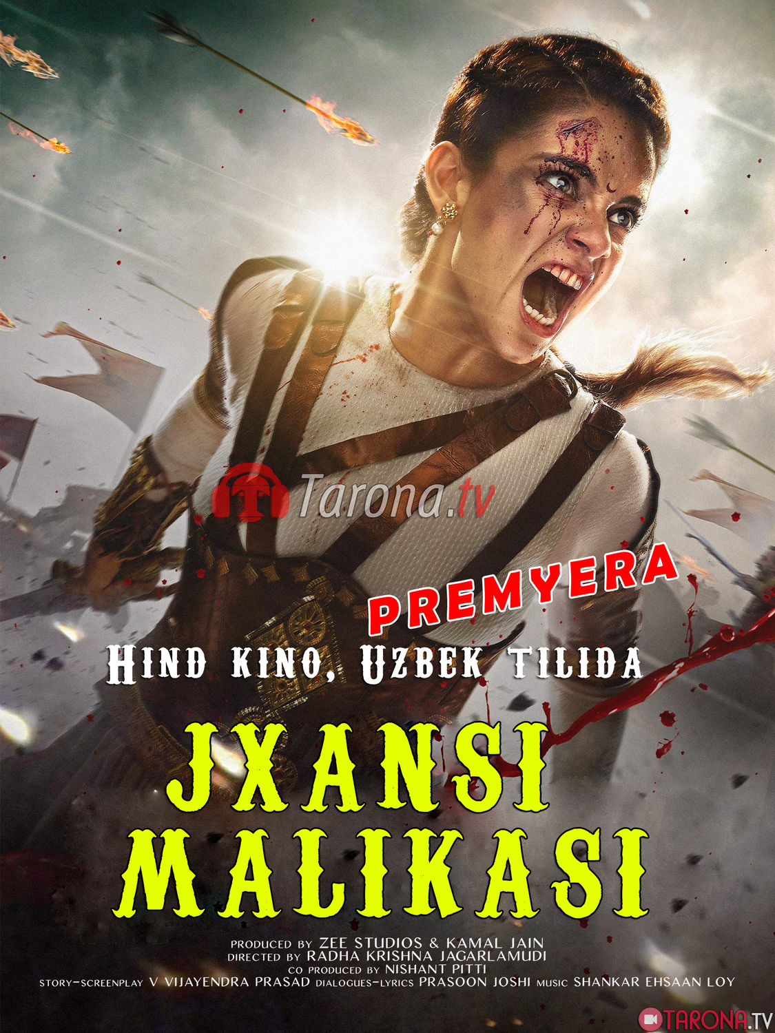 Jxansi Malikasi Hind kino, Uzbek tilida 2019