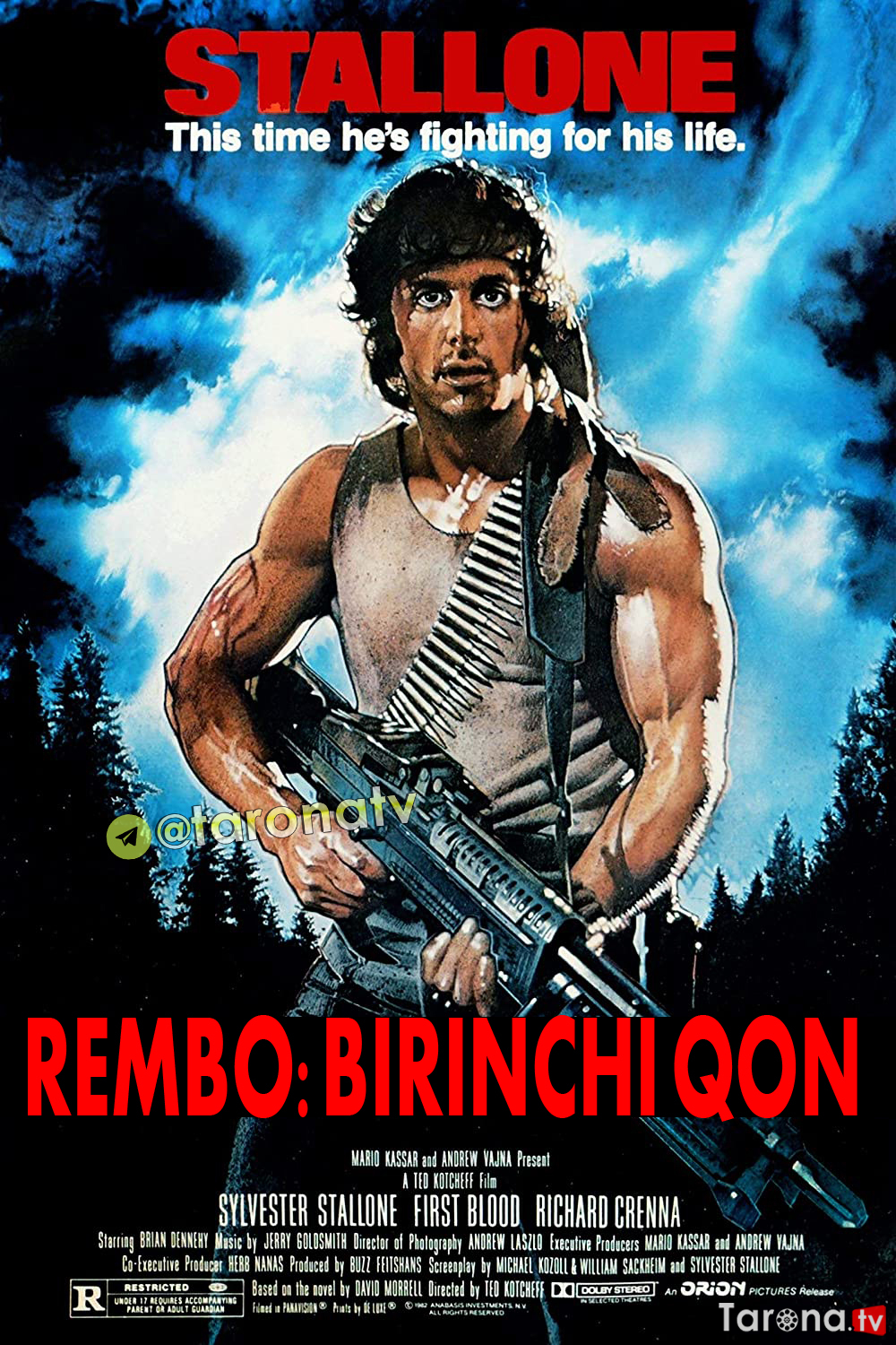 Rambo Birinchi Qon Uzbekcha Tarjima 1982