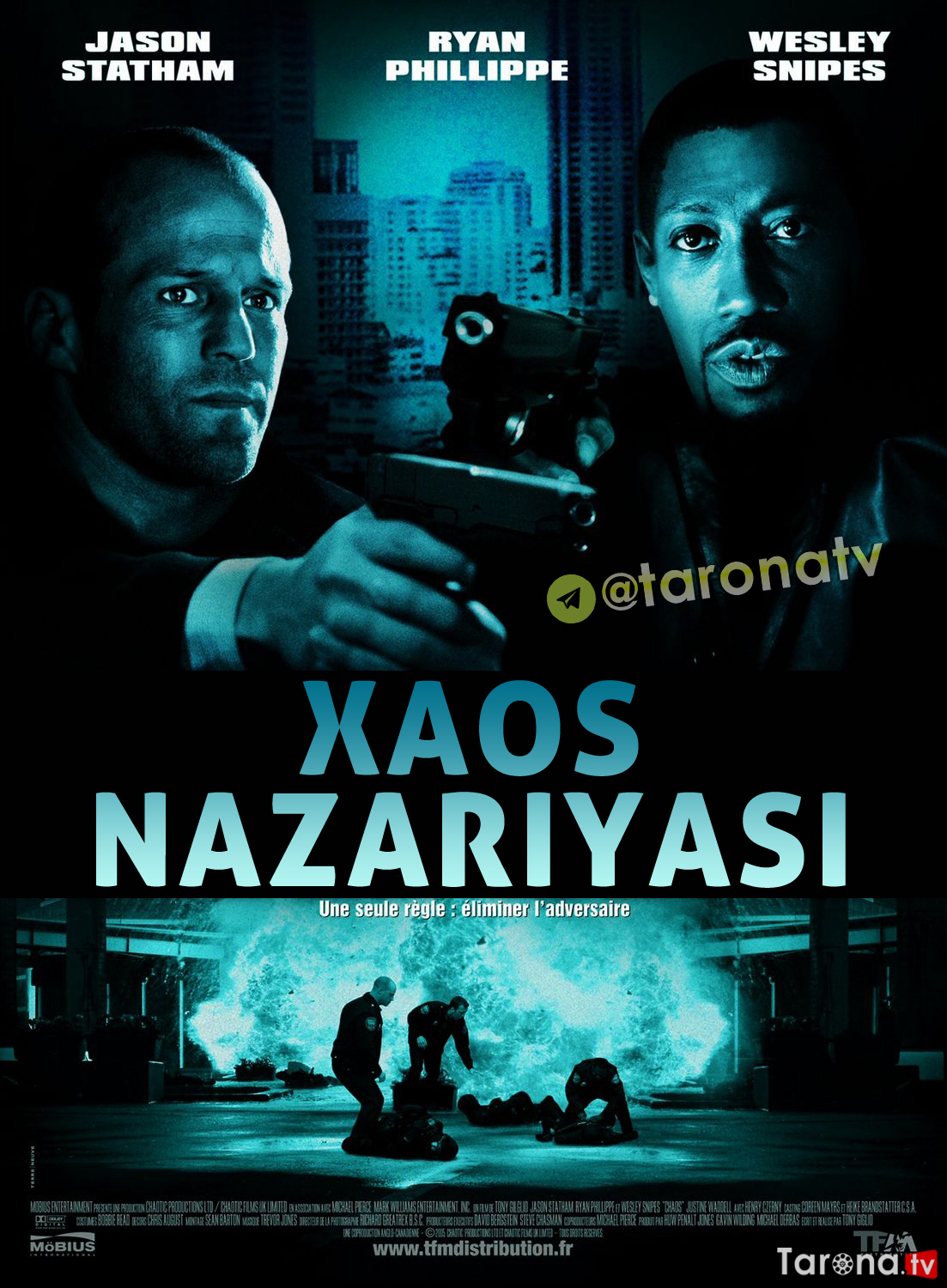 Xaos Nazariyasi (Uzbek tilida, O'zbekcha tarjima, HD Kino, jangari, kriminal, drama) 2005