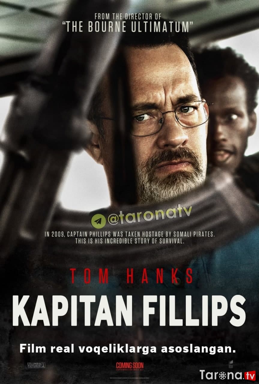 Kapitan Filips (2013) Uzbek tilida O'zbekcha tarjima Kino HD