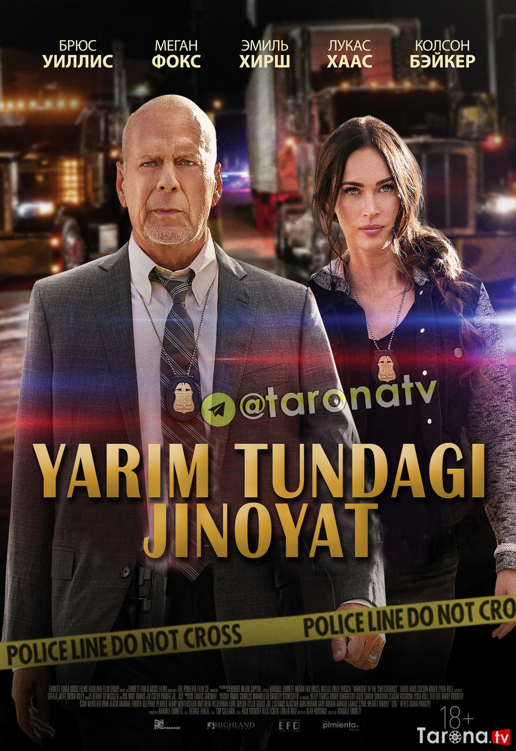 Yarim Tundagi Jinoyat (Uzbek tilida, O'zbekcha tarjima, HD Kino, detektiv, kriminal) 2021