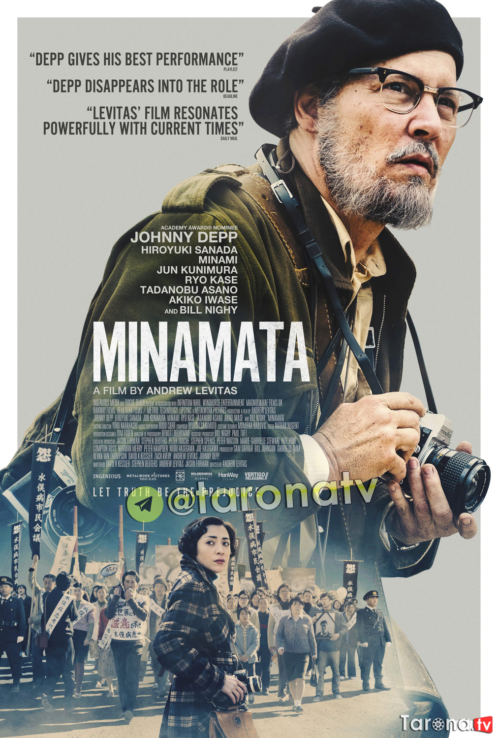 Minamata (Uzbek tilida,O'zbekcha tarjima, HD Kino, drama, biografiya) 2020