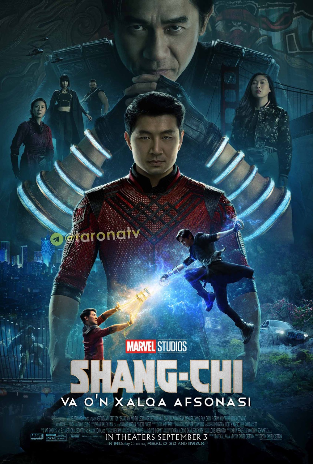 Shang-Chi va o'n xalqa afsonasi (O'zbek tilida) 2021 HD