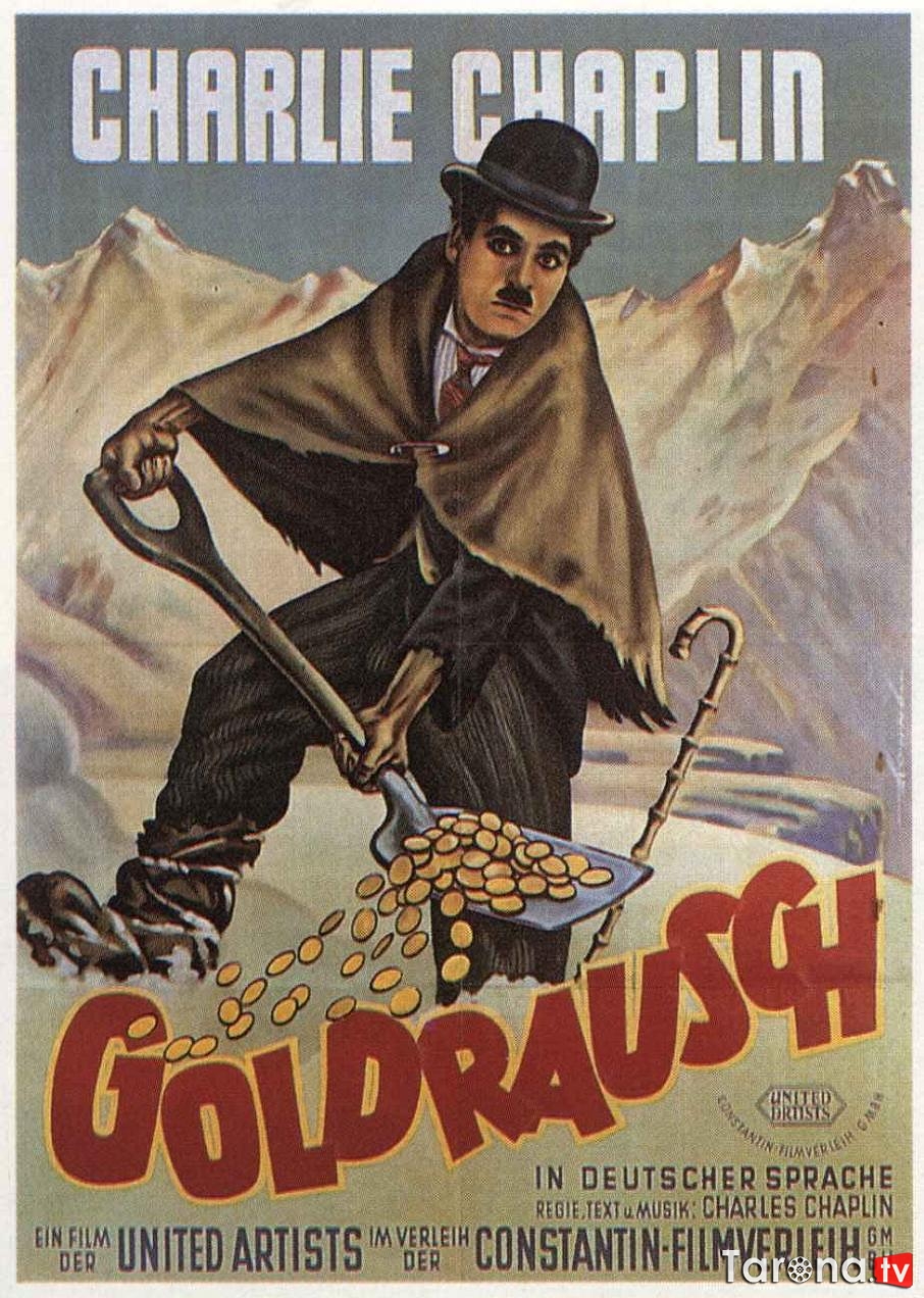 Oltin talvasasi Charli Chaplin filmi Uzbek tilida O'zbekcha tarjima Kino 1925 SD